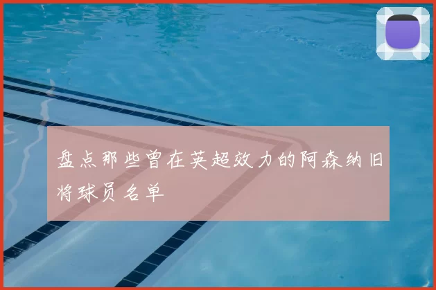 盘点那些曾在英超效力的阿森纳旧将球员名单