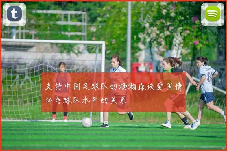 支持中国足球队的杨瀚森谈爱国情怀与球队水平的关系